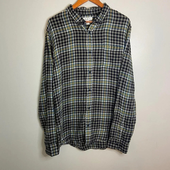 Men's The Rail Flannel Button Down Shirt - Picture 1 of 7